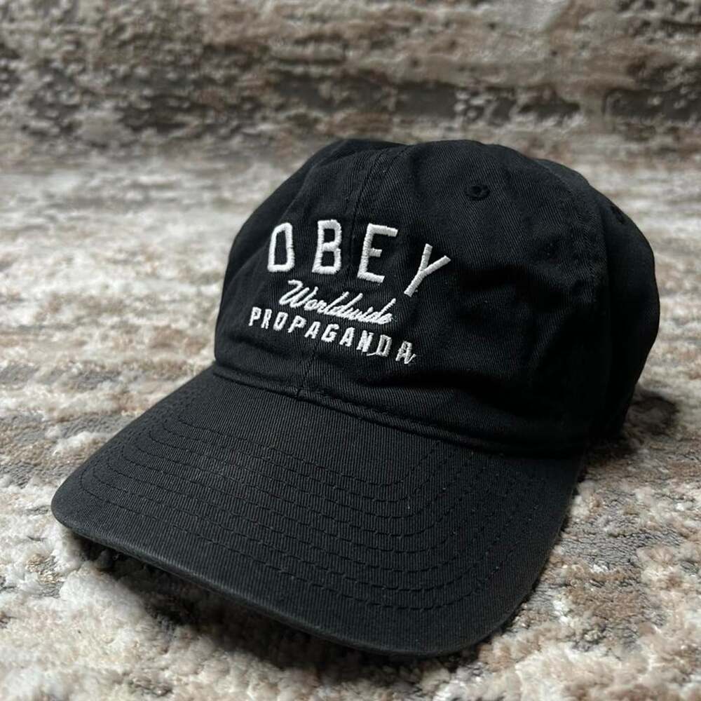 Obey Worldwide Propaganda Black Snapback Hat